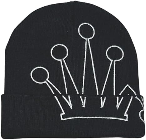 vintage old stussy Crown Beanie モノクロ vintage old stussy Crown Beanie モノクロ